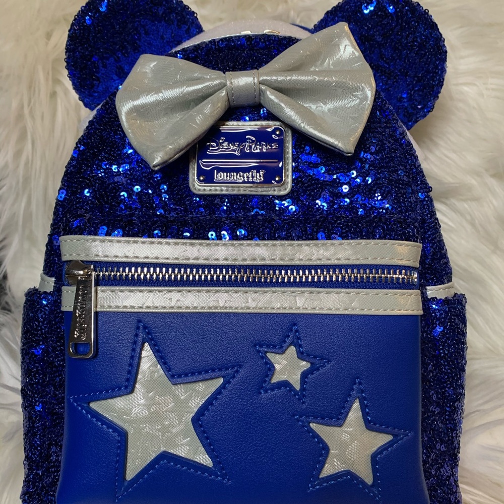 Minnie Mouse Sequined Loungefly Mini Backpack